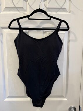 Women’s One-Piece Black Swimsuit - Classic Fit